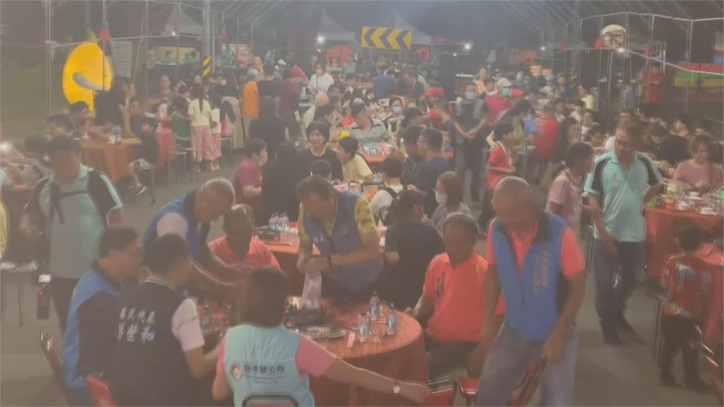 慶祝國慶！　田中鎮公所百帳夜宿　席開60桌邀民眾同樂