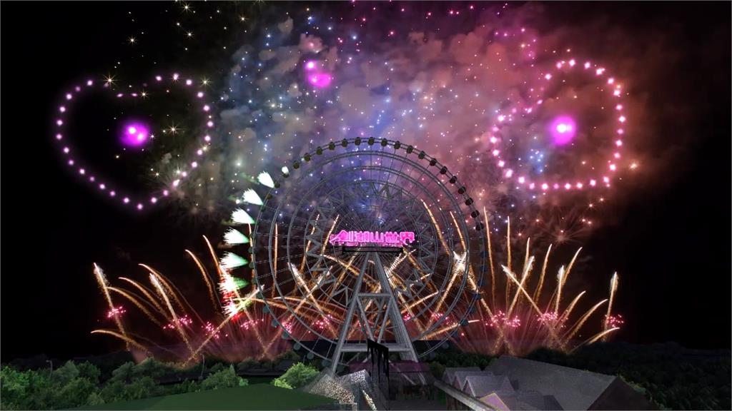 中部遊樂園跨年秀 演唱會、煙火、無人機