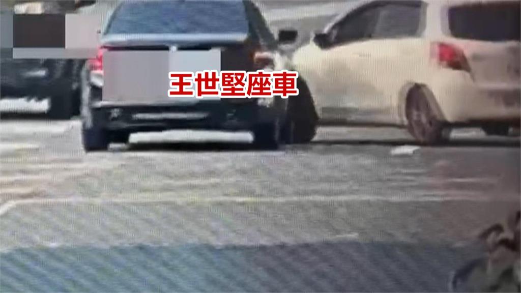 三車碰撞！王世堅跑行程慘遇車禍　撞擊畫面曝光