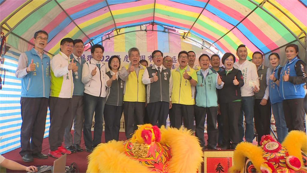 龍潭忠義廟春祭暨閹雞比賽 鄭文燦親臨