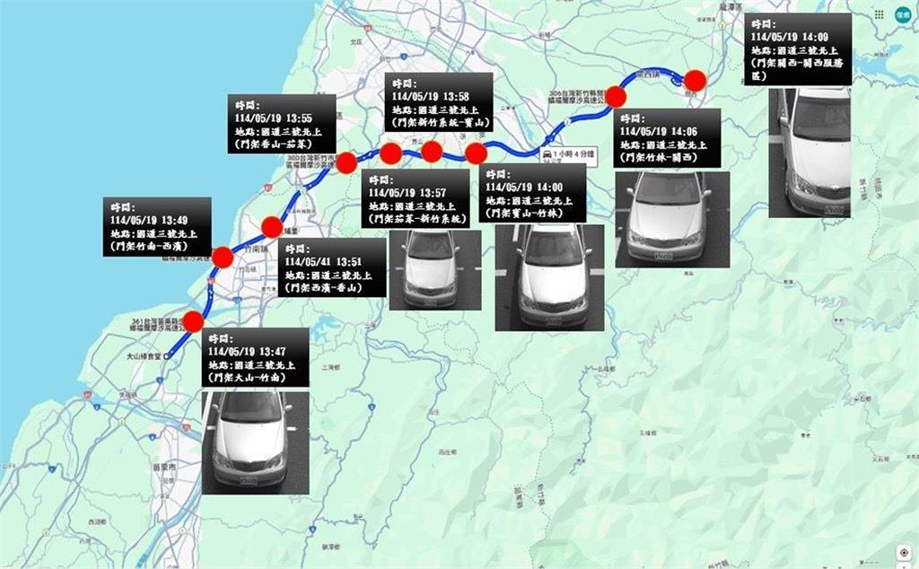 三峽肇事翁「行車軌跡圖」曝!生前「市區狂飆逾80公里」在校園附近徘徊