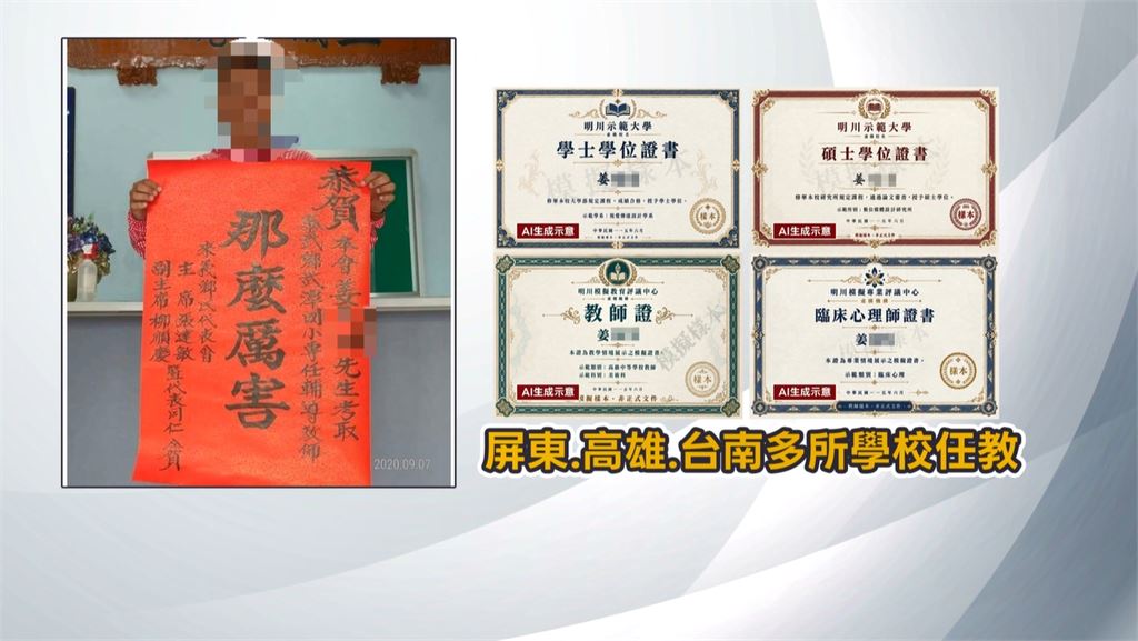 花3萬網購假學歷"考上正式老師" 男任教6年遭判刑2年
