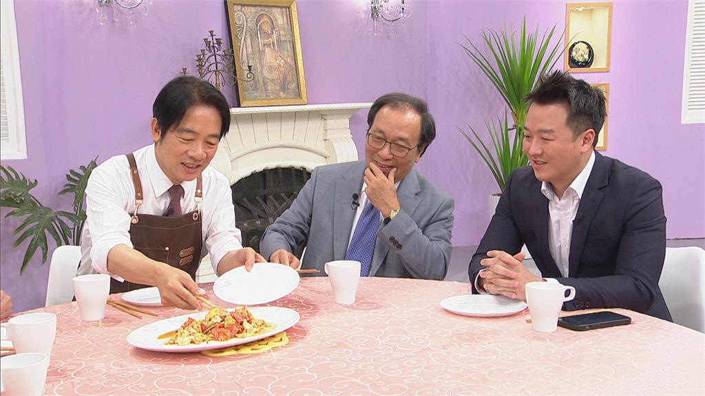 專訪／賴清德展示手路菜　番茄炒蛋