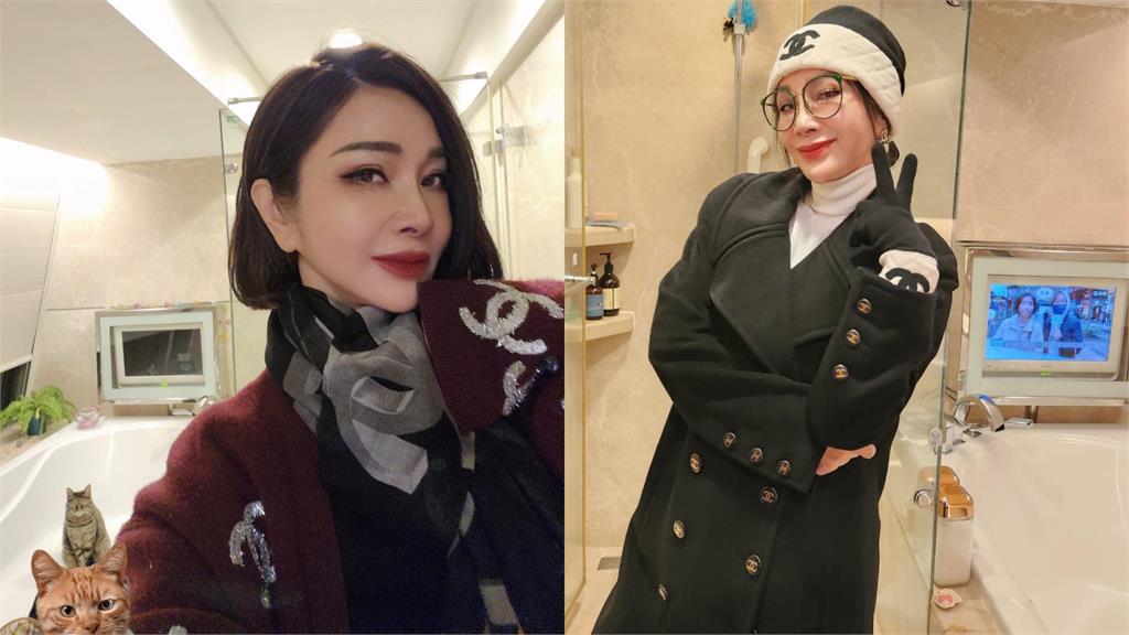 浴室女王!陳美鳳私拍「只用笑臉遮」太震撼 女團級氣場全開網瘋看:香