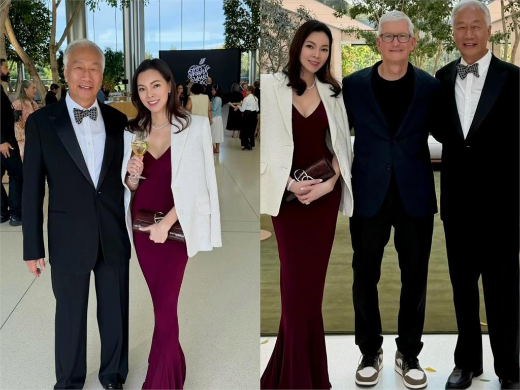 郭台銘捲緋聞疑雲後首同框!曾馨瑩「滿血復活」陪尪赴美 甜蜜合影曝