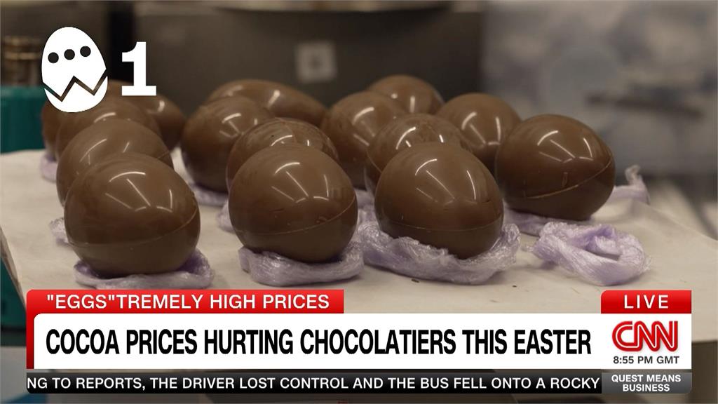 復活節吃巧克力蛋荷包大傷 可可期貨上漲超過2倍
