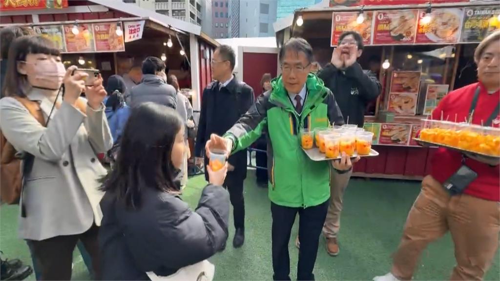 黃偉哲「快閃外交」　驚喜現身日本福岡台灣祭現場