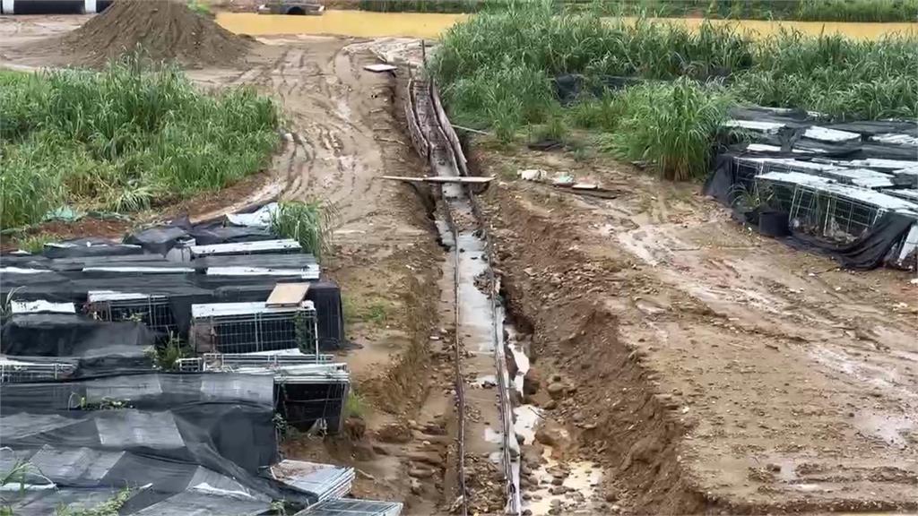 違法開墾! 高雄大樹"和山光電場"豪雨狂炸邊坡崩落