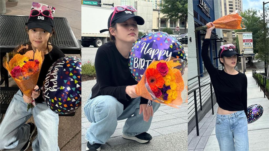 IU「精緻瓷娃娃妝全卸」路邊蹲地太落差!「便服穿這樣」網驚:誰家女兒走失了