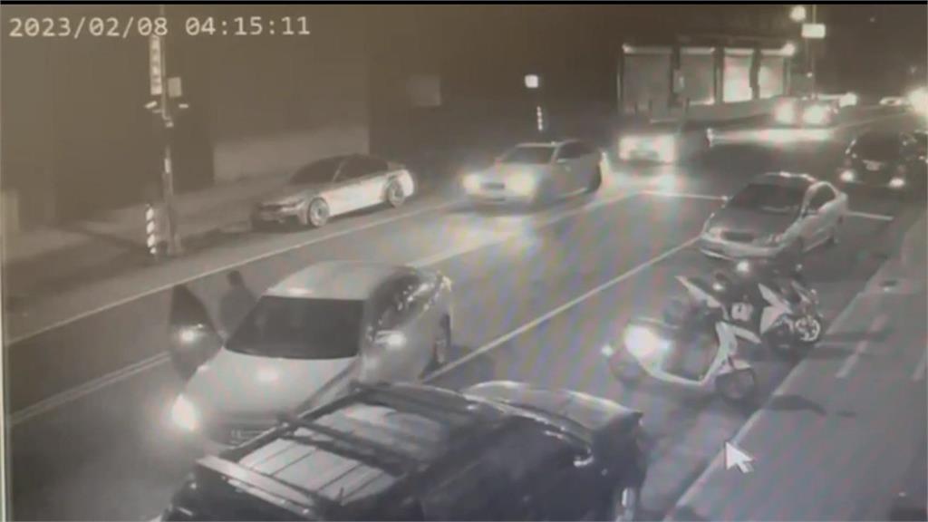 林口「球棒隊」近30惡煞砸車 球棒齊飛砸爛轎車玻璃