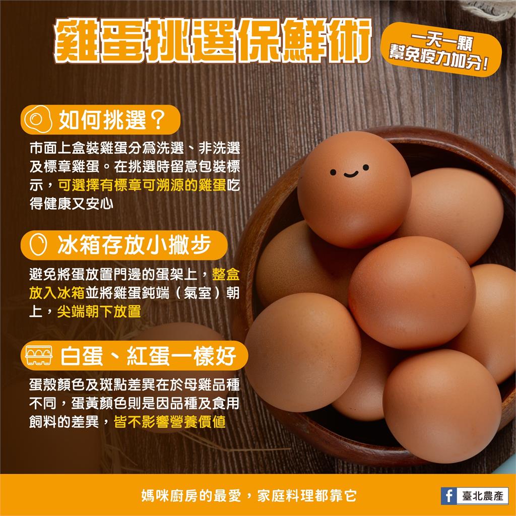 「雞蛋正確保存方式」你知道嗎?北農曝「正解+3小知識」:健康又安心!