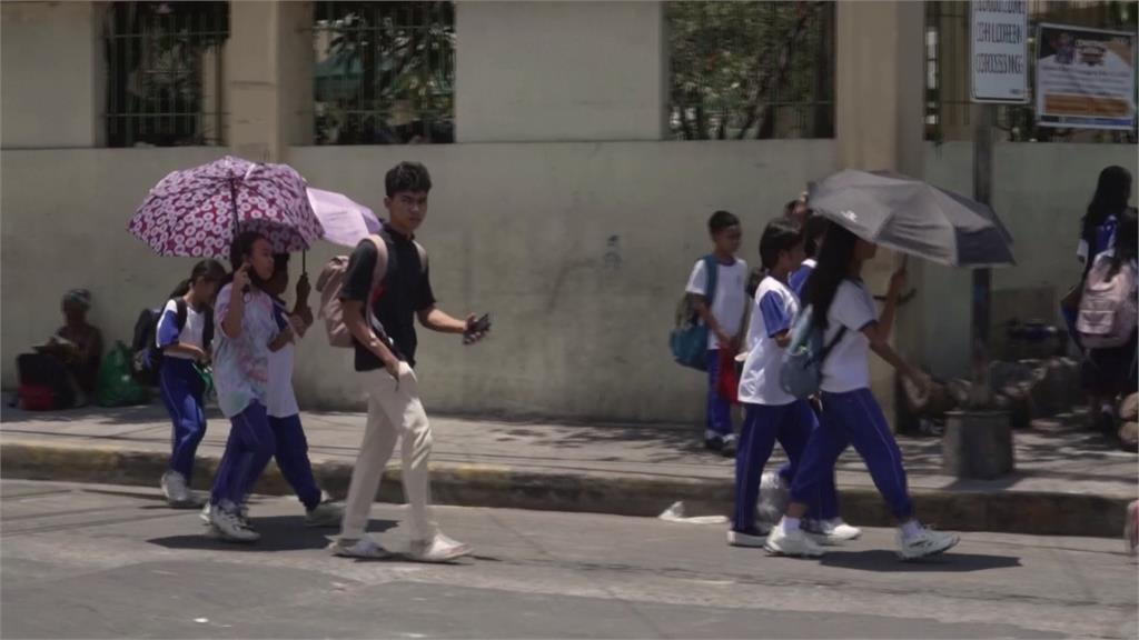 菲律賓異常熱浪！馬尼拉飆38.8度　公立學校停課2天