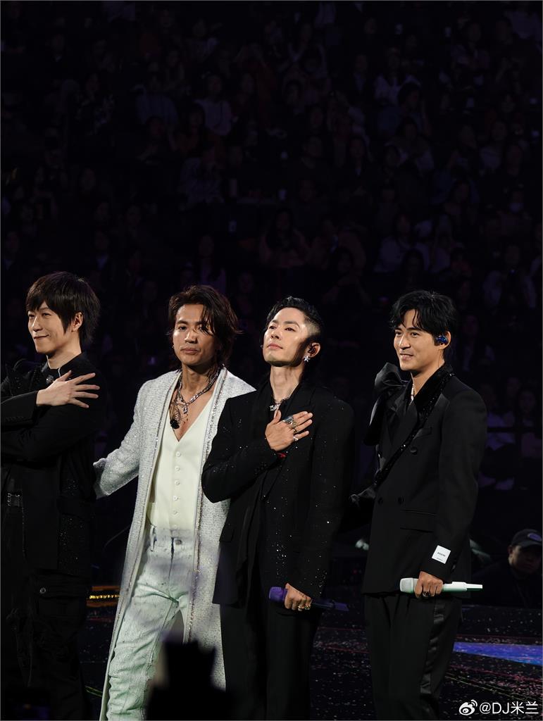 F3+阿信上海開唱！粉絲曬現場照喊「謝謝朱哥」…釣本尊怒回：有那難嗎？