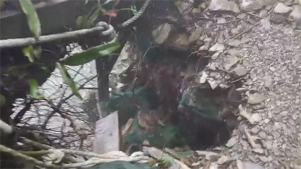 西南氣流影響　連日暴雨　屏東北大武山步道多處崩塌封山至年底