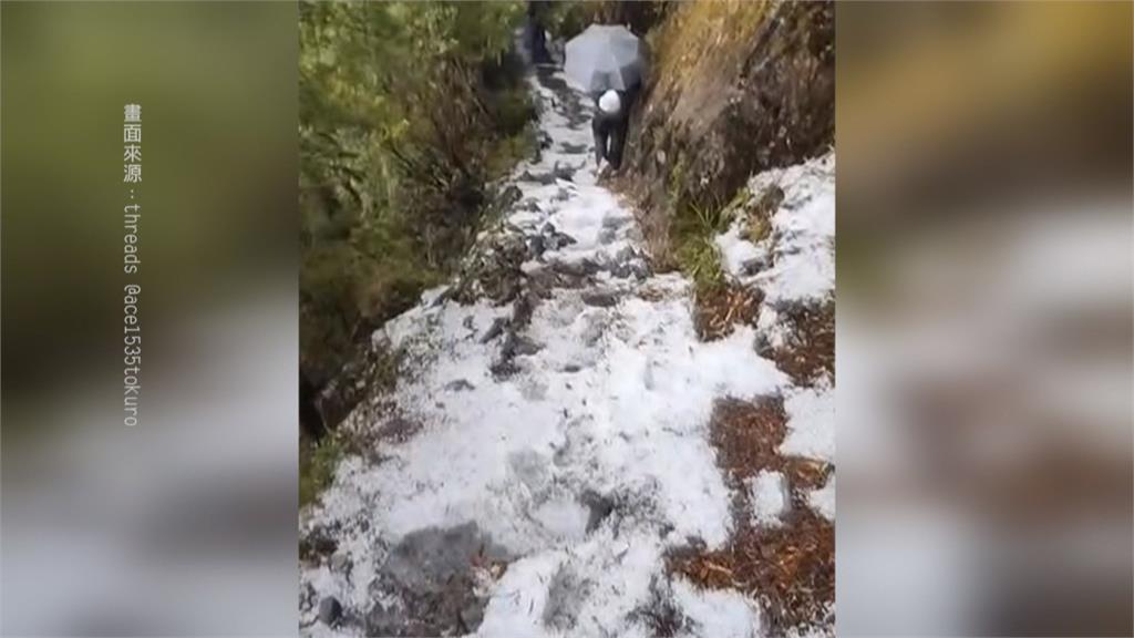 冰雹頻繁襲擊大梨山! 農民憂農作物遭砸傷受損