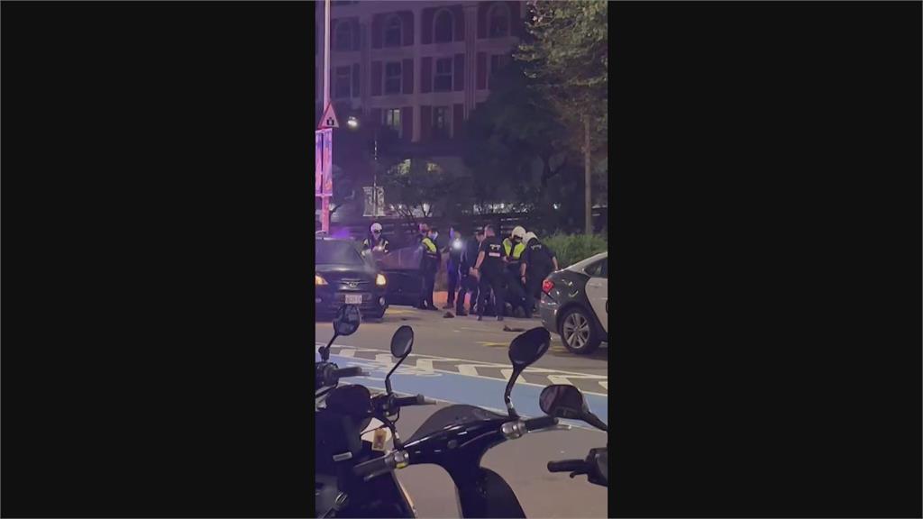 萬華男酒駕拒檢還撞警 優勢警力成功包圍逮捕