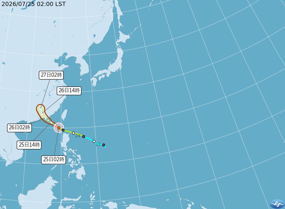 紅霞颱風「閃過台灣」直衝中國！氣象署上午「這時間」解除海警：強度持續增強