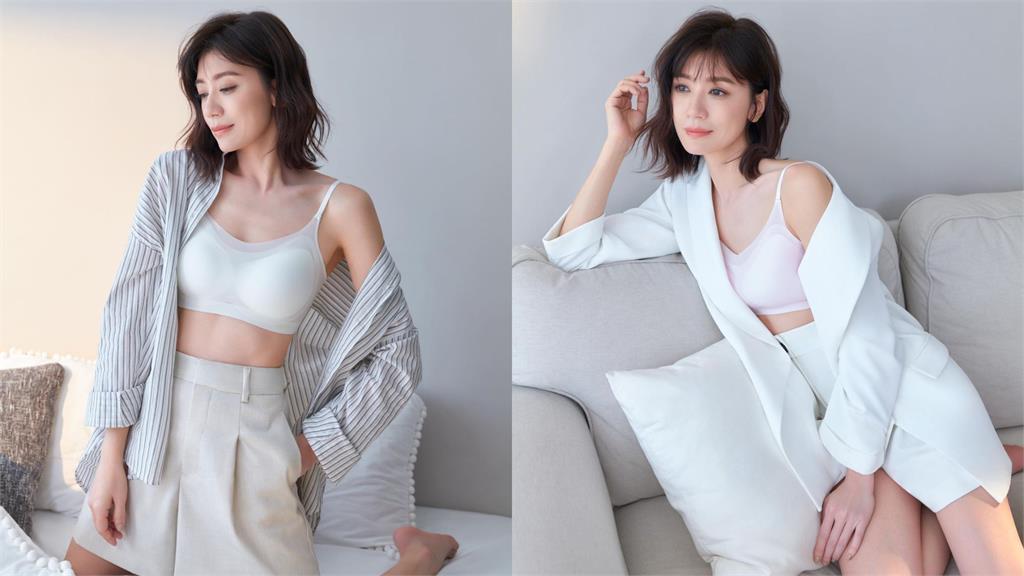 不輸梧桐妹!49歲賈靜雯「外衣滑落」掉出豆腐肌 全網暈爛 賈靜雯
