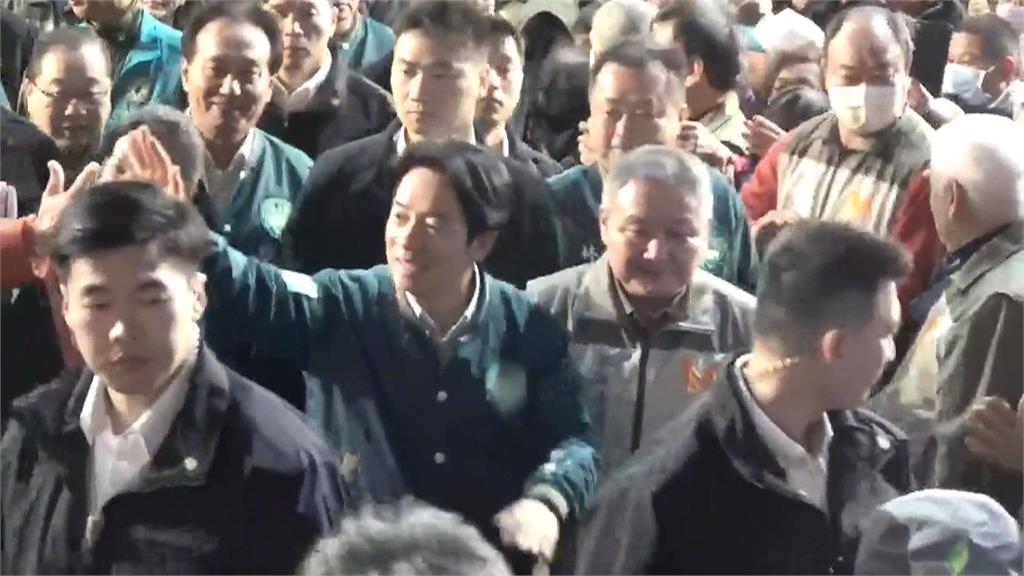 賴清德元旦為陳秀寶助選 赴彰化鹿港.和美參拜
