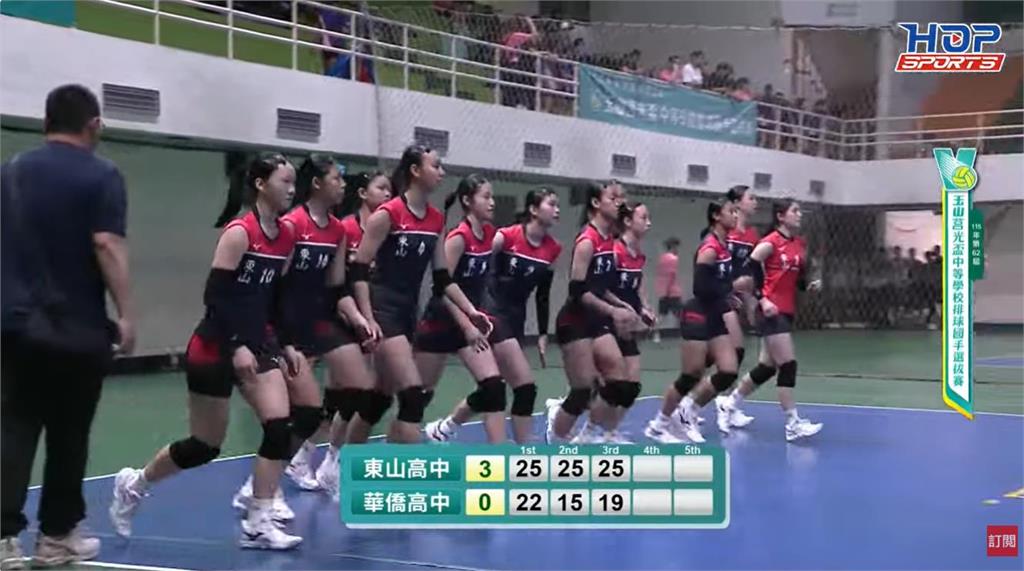 經典賽(影)／玉山莒光盃排球決賽　華僑高中、東山高中分獲男女組冠軍