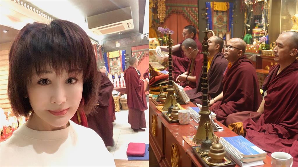 香港大火／潘迎紫不捨宏福苑百人罹難！親赴法會「跪地祈福」：離苦得樂