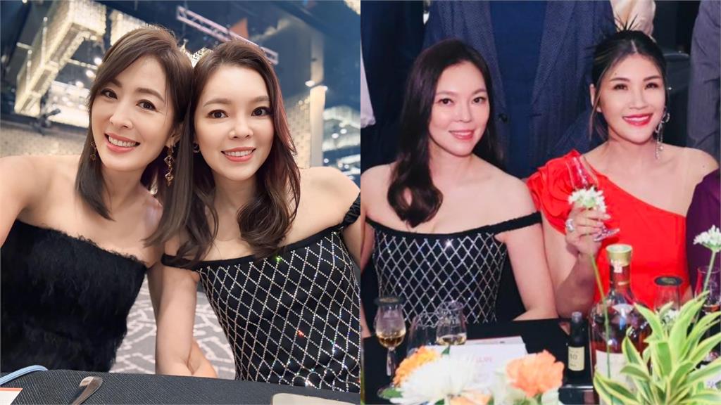 曾馨瑩身穿緊身裙「微露酥胸」!合體好友賈永婕被讚:保養真好