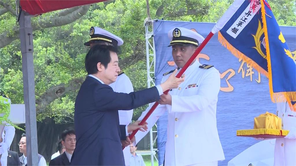 丹江軍艦成軍加入戰鬥序列　賴總統：國艦國造實踐和平