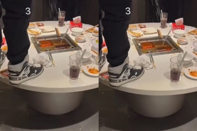 中國海底撈再爆亂小便！家長「紙碗接童尿」隨手丟⋯鄰桌狂聞尿騷味崩潰