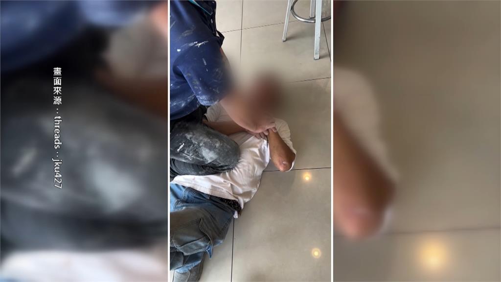 醉漢超商鬧事！　防水師傅見義勇為合力壓制