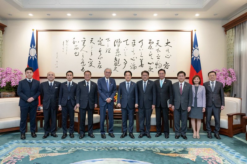 快新聞/賴總統接見日本「日華議員懇談會」 盼台日關係更上層樓