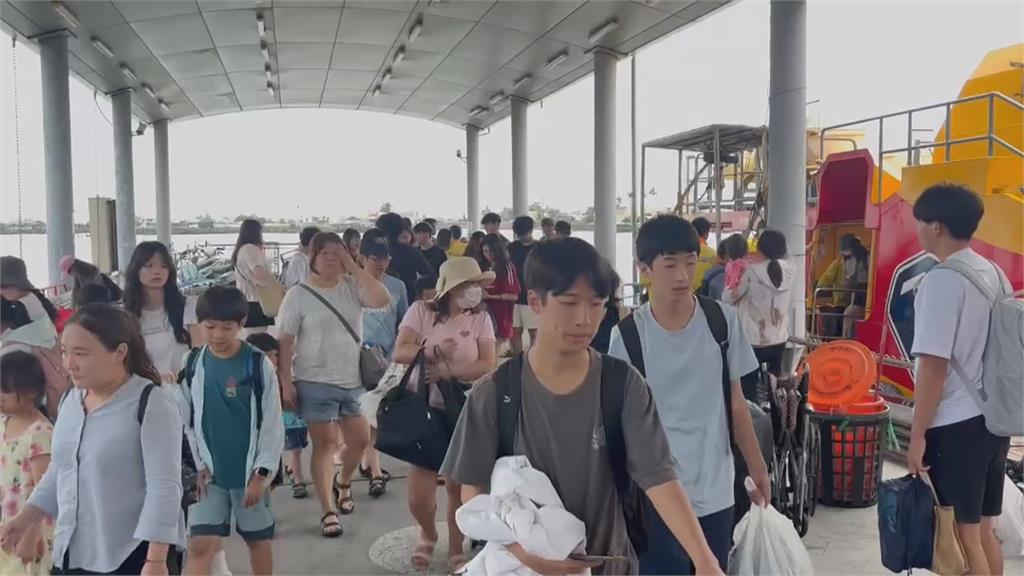 丹娜絲攪局暑假假期　東琉線交通船停航影響遊客行程