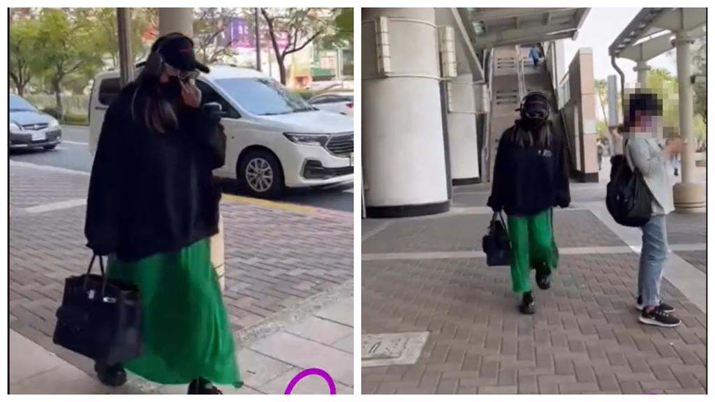 阿妹現身高鐵站!使出「最強偽裝術」路人認不出 阿妹「接地氣穿搭」現身左營高鐵站!使出「最強偽裝術」擦身路人認不出
