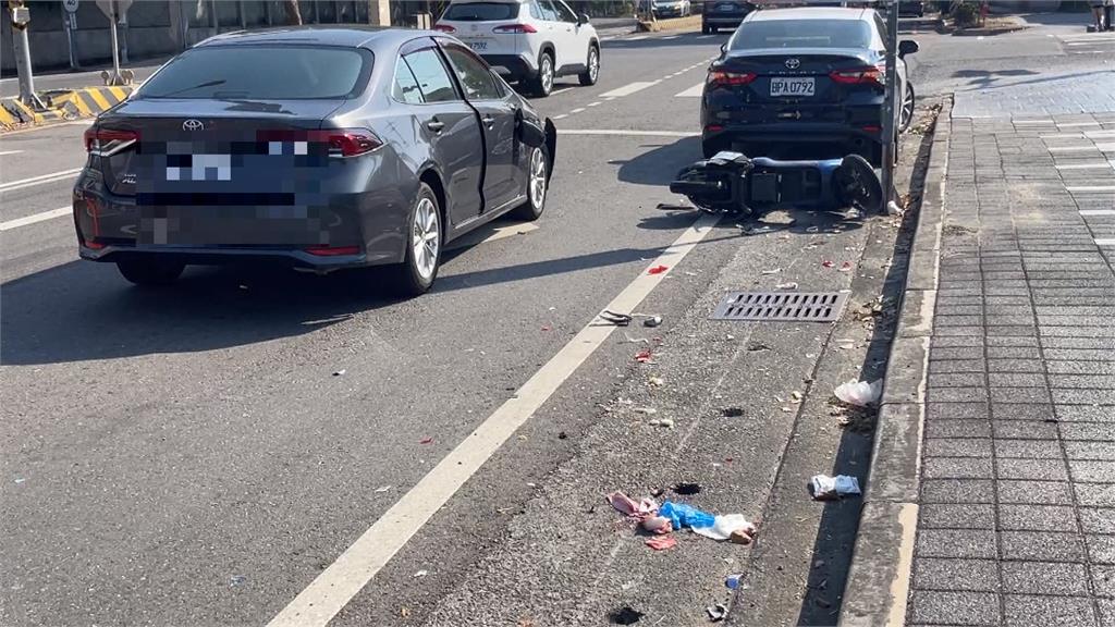 七旬退休老師肇逃連環撞 員警包圍攔車臉色難看