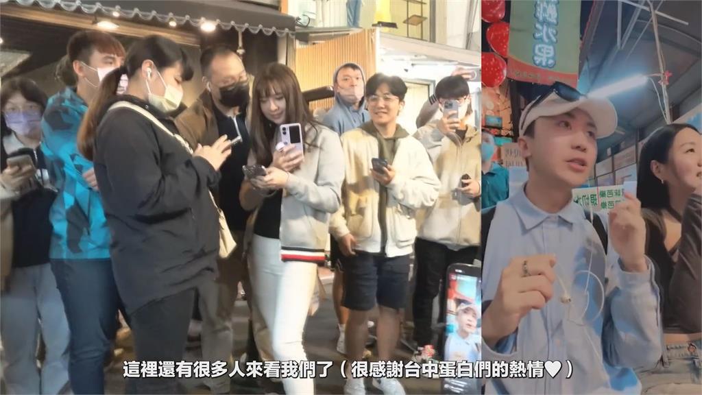 受寵若驚!韓網紅姐弟逛夜市變見面會 「被數百粉絲捕捉」嚇到呼吸困難
