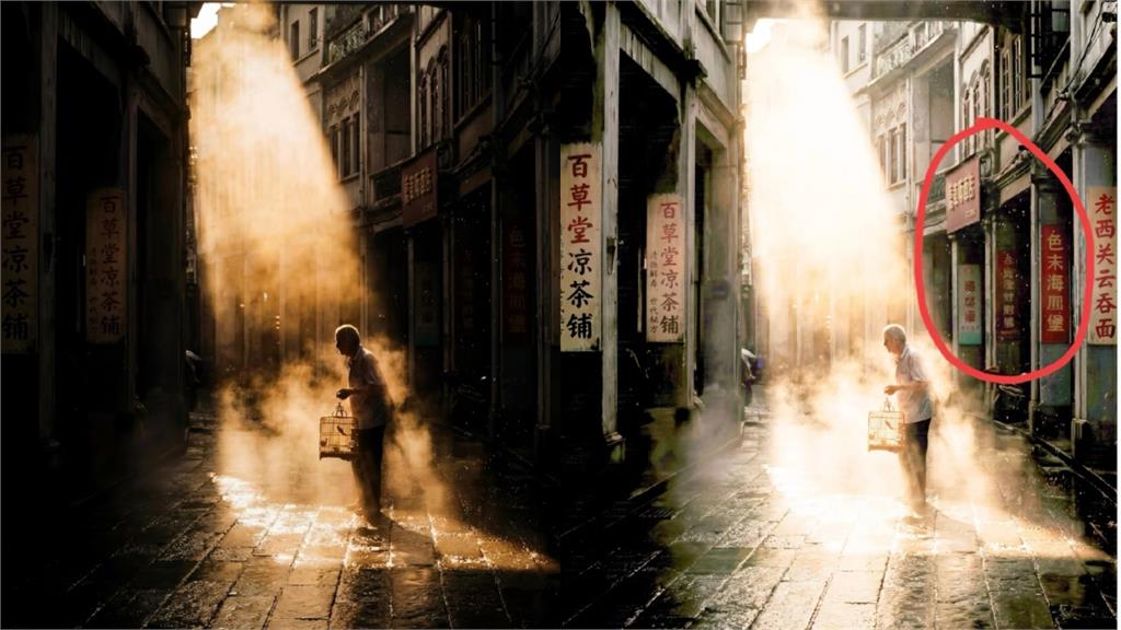 中國攝影比賽「AI圖奪冠」5專家沒看出!網1招秒識破:斷手老人提鳥籠?