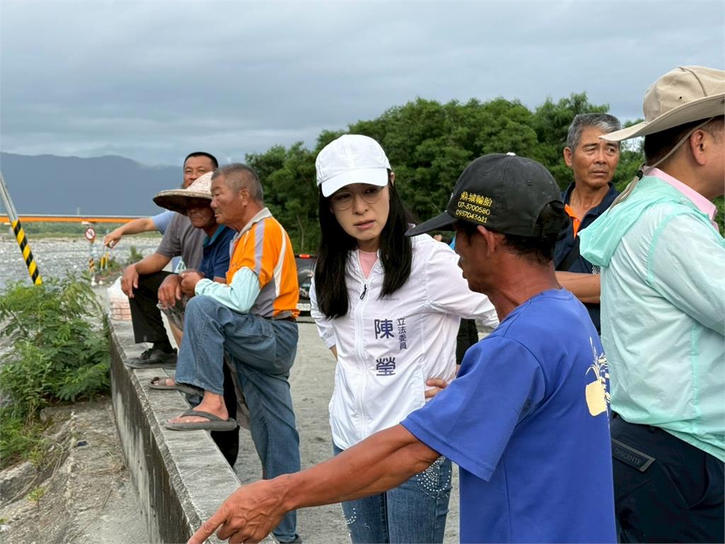 丹娜絲重創台東灌溉設施 民進黨立委陳瑩、莊瑞雄促速搶修