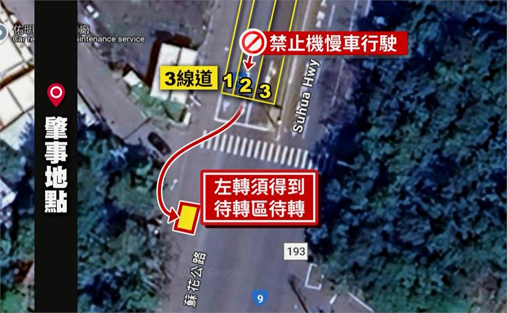 花蓮8旬男騎單車衝快車道遭撞飛 住加護病房搶救中