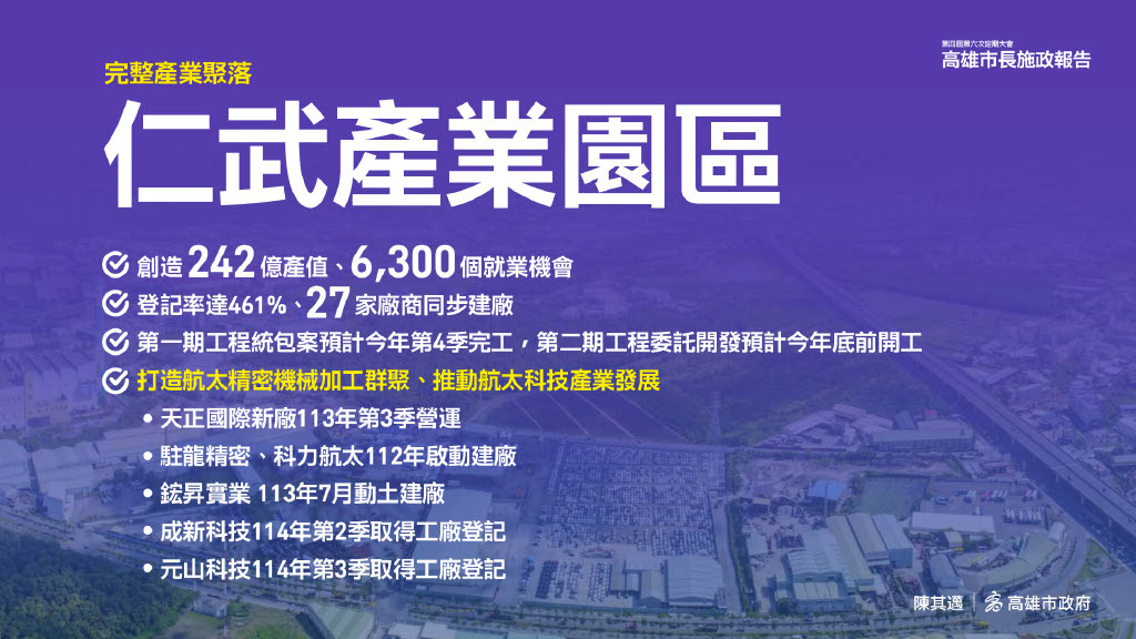 快新聞/高雄大進化!滿意度六都第一 陳其邁揭四大施政藍圖