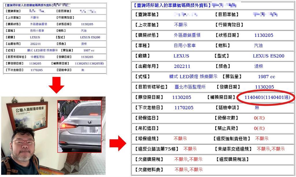 徐巧芯疑「又被抓包違停」畫面曝!他抖「座車換牌內幕」網酸:我們回去再講