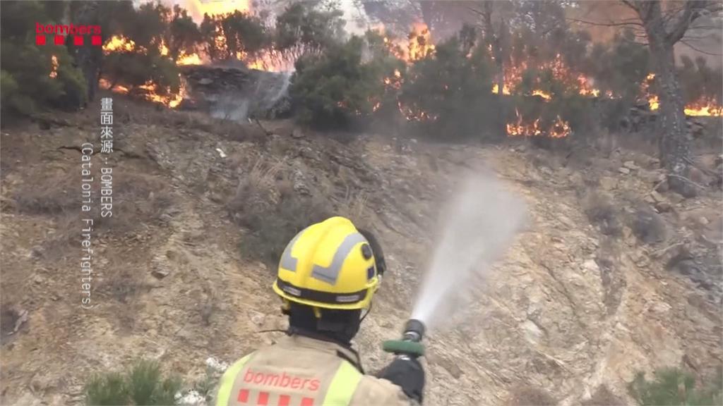 法國野火燒到西班牙　釀4棟房屋受損、1消防員輕傷