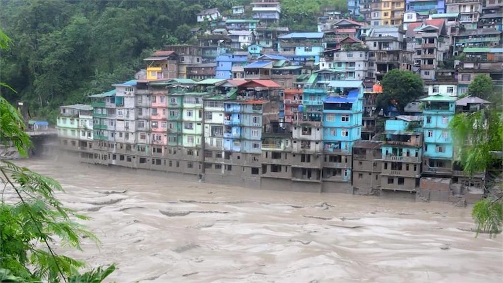 暴雨狂炸洪水襲擊印度東北部　14死102人失蹤！至少沖毀11座橋樑
