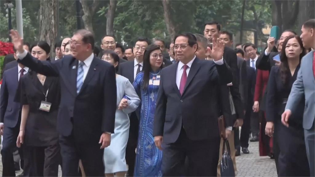 日相石破茂3度訪東南亞 會晤越南總理諾強化合作