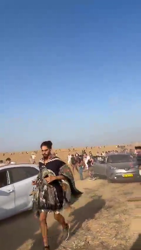 哈瑪斯突襲以色列音樂節　民眾「荒漠奔逃」畫面曝光！數百人失蹤