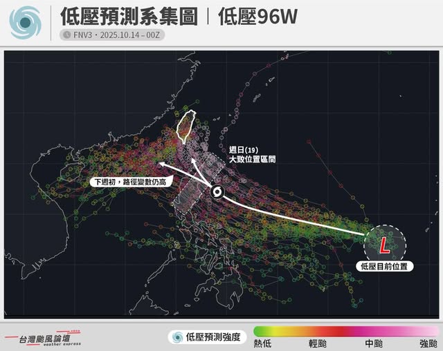 秋颱「風神」最新路徑曝光!專家揭「這天起」最近台灣…水彈恐連炸3天