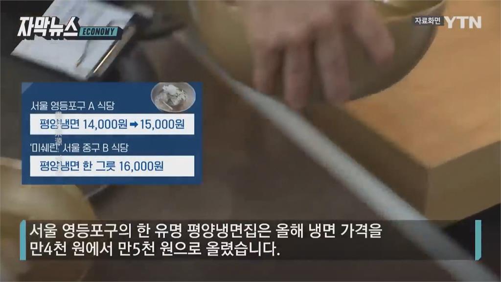 南韓冷麵一年比一年貴！　一碗漲到420元台幣
