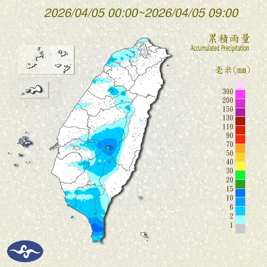 清明春雨「爆彈震撼轟炸台」！專家揭「預測降雨區一片藍挪移」下波預備起