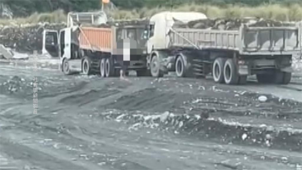 砂石車司機衝突「持開山刀」嗆聲 工地管理人員:未接獲通報