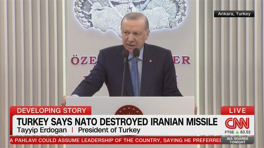 中東戰火外擴！　伊朗首炸北約盟國土耳其　北約防空系統及時攔截