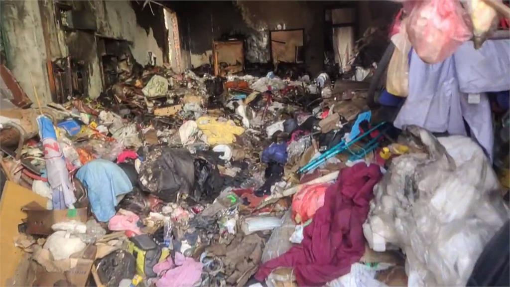 彰化社頭民宅火警 屋內雜物堆如「垃圾山」搶救困難