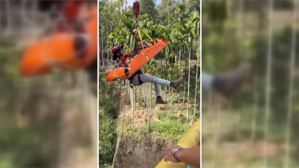 騎單車不慎撞護欄！南投１３歲少年　噴飛墜１２公尺深河谷獲救